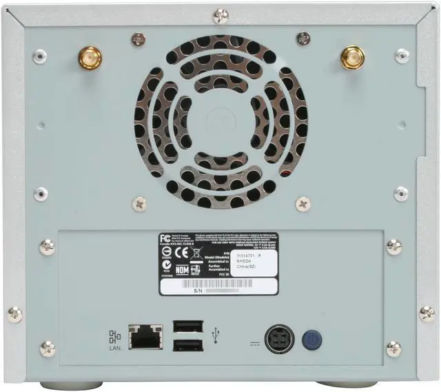 Alt view image 3 of 6 - iomega 33349 1TB (4 x 250GB) StorCenter Wireless Network Storage Gigabit Ethernet/802.11G