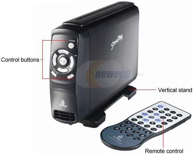 Alt view image 2 of 10 - iomega ScreenPlay 500GB USB 2.0 3.5" Multimedia External Hard Drive 33916