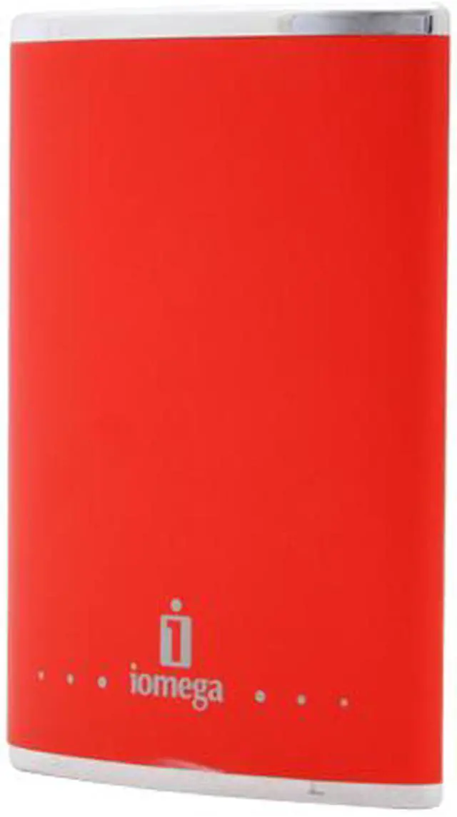 Main image of iomega eGo Portable 33832 Hard Drive, USB 2.0, 160GB Cherry Red