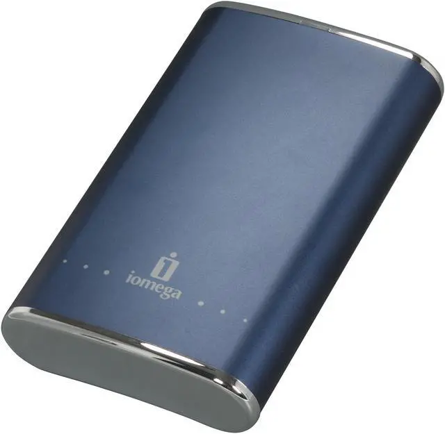 Main image of iomega eGo Desktop 34268 Hard Drive, USB 2.0, 1TB, Midnight Blue