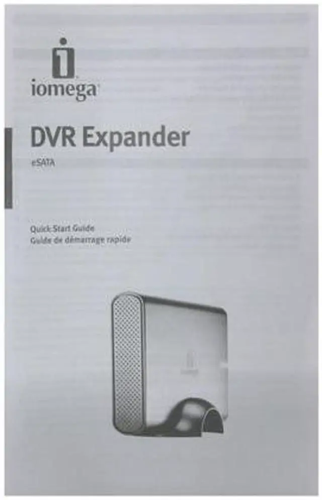 Alt view image 7 of 7 - iomega DVR Expander Drive 500GB eSATA 3.5" External Hard Drive 34172