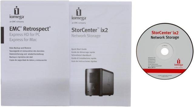 Alt view image 6 of 7 - Iomega StorCenter ix2 Network Storage Server 1TB