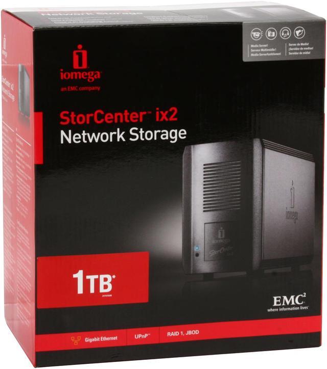 Alt view image 7 of 7 - Iomega StorCenter ix2 Network Storage Server 1TB