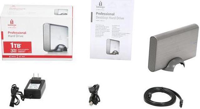 Alt view image 5 of 5 - iomega Professional 1TB USB 2.0 / eSATA 3.5" External Hard Drive 34280