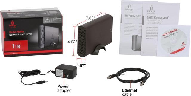 Alt view image 5 of 5 - iomega 34337 1TB Home Media Network Storage