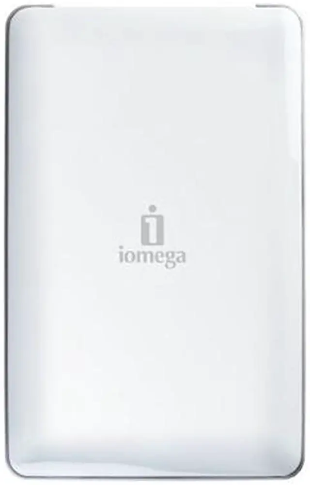 Alt view image 2 of 4 - iomega eGo Portable 250GB 2.5" USB 2.0 / Firewire400 / Firewire800 Mac Storage (Alpine White) Model 34648