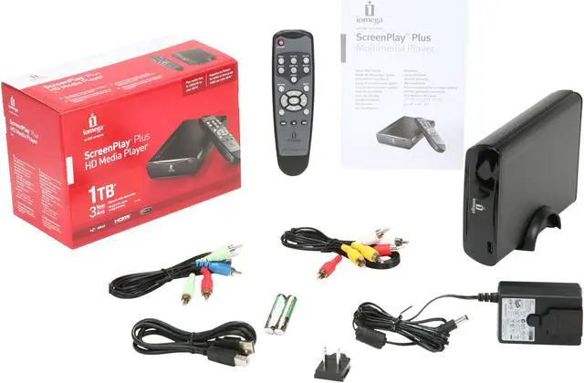 Alt view image 5 of 5 - iomega ScreenPlay Plus 1TB USB 2.0 HD Media Player 34499