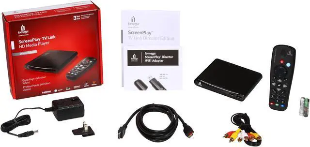 Alt view image 7 of 7 - iomega ScreenPlay 10/100 Ethernet, USB 2.0 (3 x Host), AV TV Link, Director Edition 34429