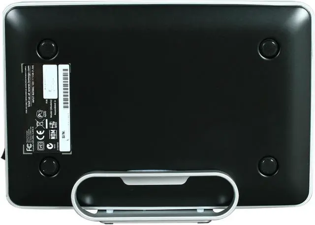 Alt view image 5 of 6 - iomega eGo Desktop 1TB USB 2.0 3.5" External Hard Drive 34836 Jet Black