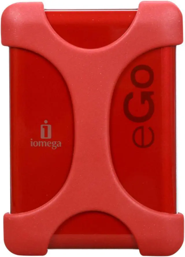 Alt view image 2 of 5 - iomega eGo Portable 1TB USB 3.0 External Hard Drive 35325 Ruby Red
