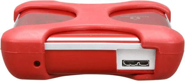 Alt view image 4 of 5 - iomega eGo Portable 1TB USB 3.0 External Hard Drive 35325 Ruby Red