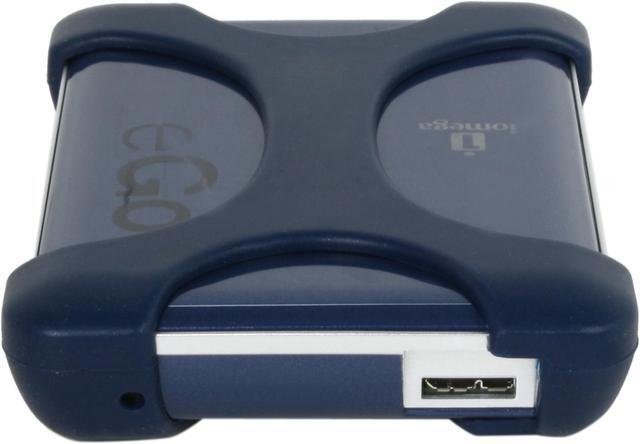Alt view image 3 of 5 - iomega eGo Portable 1TB USB 3.0 External Hard Drive 35326 Midnight Blue