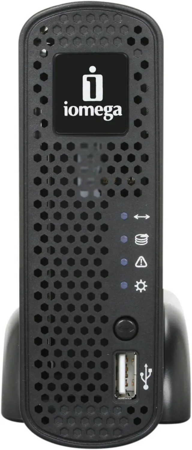Alt view image 2 of 5 - iomega 34766 2TB Home Media Network Hard Drive, Cloud Edition