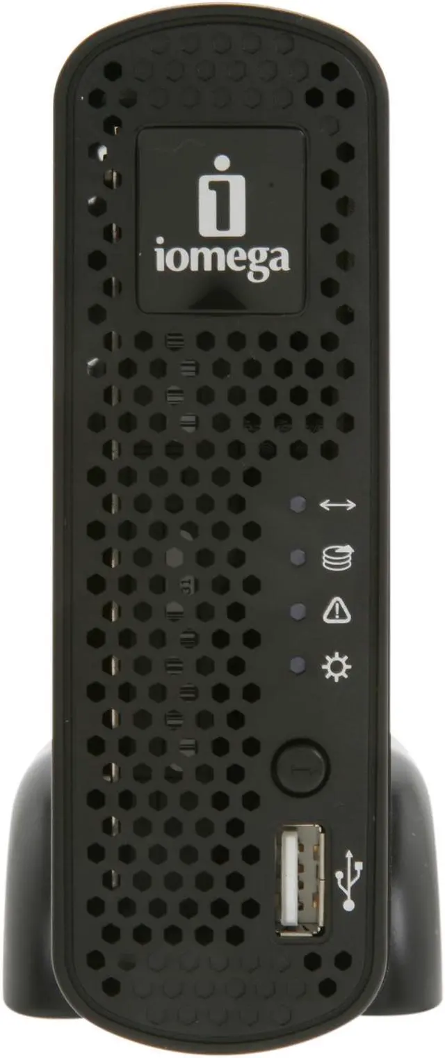 Alt view image 2 of 5 - iomega 34785 3TB Home Media Network Hard Drive, Cloud Edition