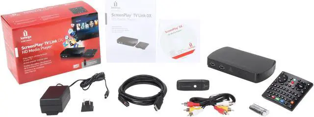 Alt view image 7 of 7 - iomega 35045 ScreenPlay TV Link DX 1080p HD Media Player