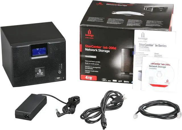 Alt view image 8 of 8 - iomega 35436 4TB StorCenter ix4-200d Network Storage, Cloud Edition 4TB