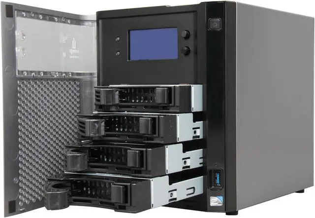 Alt view image 8 of 9 - iomega 35098 Diskless System StorCenter px4-300d Network Storage