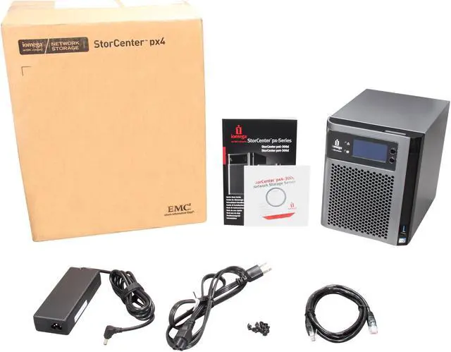 Alt view image 9 of 9 - iomega 35098 Diskless System StorCenter px4-300d Network Storage