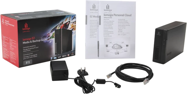 Alt view image 5 of 5 - iomega 35544 3TB EZ Media & Backup Center