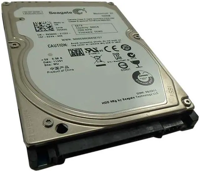 Main image of Dell 65X3D 500GB 7200 RPM SATA 3.0Gb/s 2.5" Internal Notebook Hard Drive