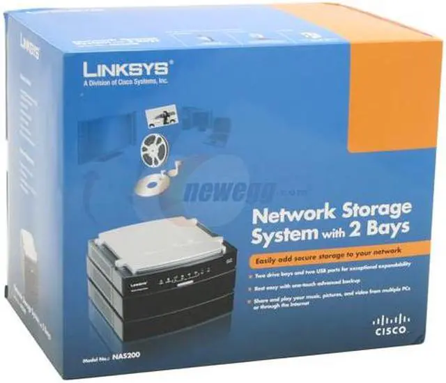 Alt view image 8 of 8 - LINKSYS NAS200 Network Storage