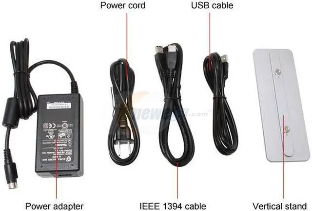 Alt view image 4 of 5 - Fantom Drives Titanium-II 500GB USB 2.0 / Firewire400 3.5" External Hard Drive TFD500C16