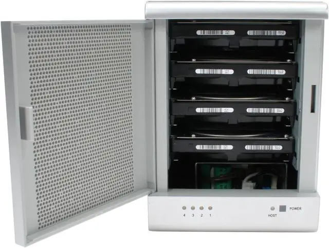 Alt view image 6 of 11 - MicroNet SR4 2TB eSATA 3.5" External Hard Drive with 2-port PCI-Express Card SR42000E