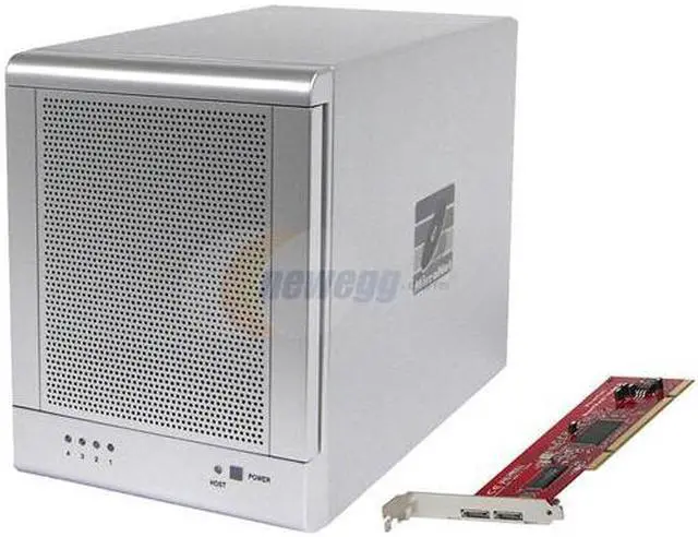 Main image of MicroNet SR4 2TB eSATA 3.5" External Hard Drive with 2-port PCI-Express Card SR42000E