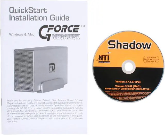 Alt view image 6 of 7 - Fantom G-Force MegaDisk MDE2000 2TB USB 2.0 / eSATA  2 Disk RAID Array