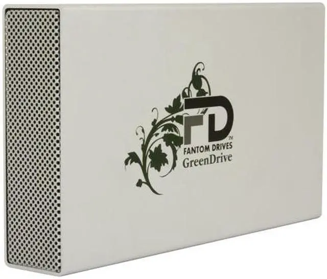 Alt view image 2 of 8 - Fantom Drives 500GB USB 2.0 / eSATA 3.5" GreenDrive External Hard Drive GD500EU