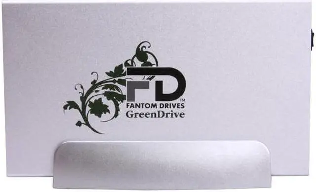 Alt view image 3 of 7 - Fantom Drives GreenDrive 1TB USB 2.0 / eSATA 3.5" GreenDrive External Hard Drive GD1000EU