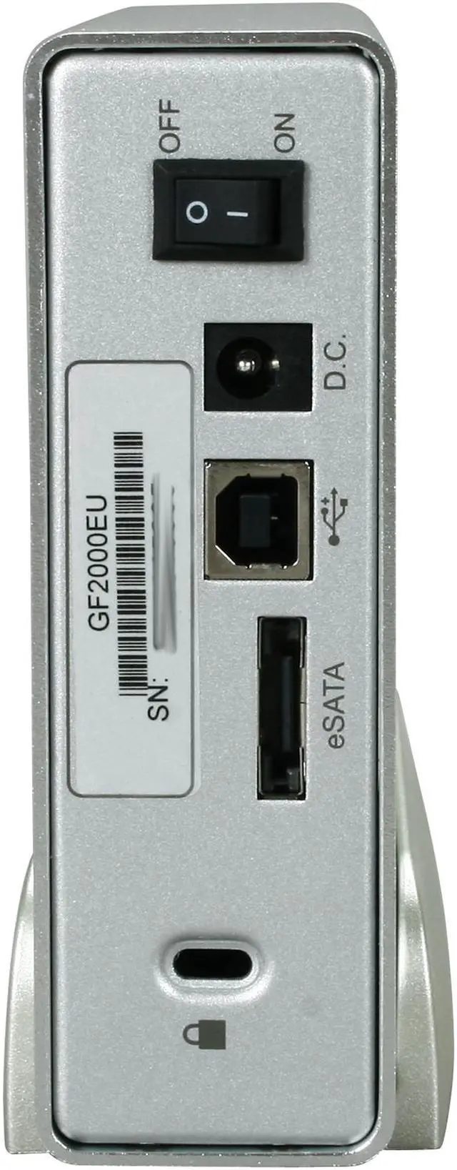 Alt view image 4 of 5 - Fantom Drives G-Force 2TB USB 2.0 / eSATA 3.5" External Hard Drive GF2000EU