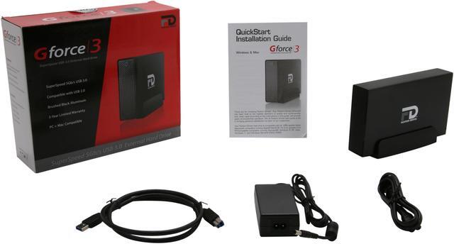 Alt view image 5 of 5 - Fantom Drives G-Force3 1.5TB USB 3.0/2.0 3.5" External Hard Drive GF3B1500U