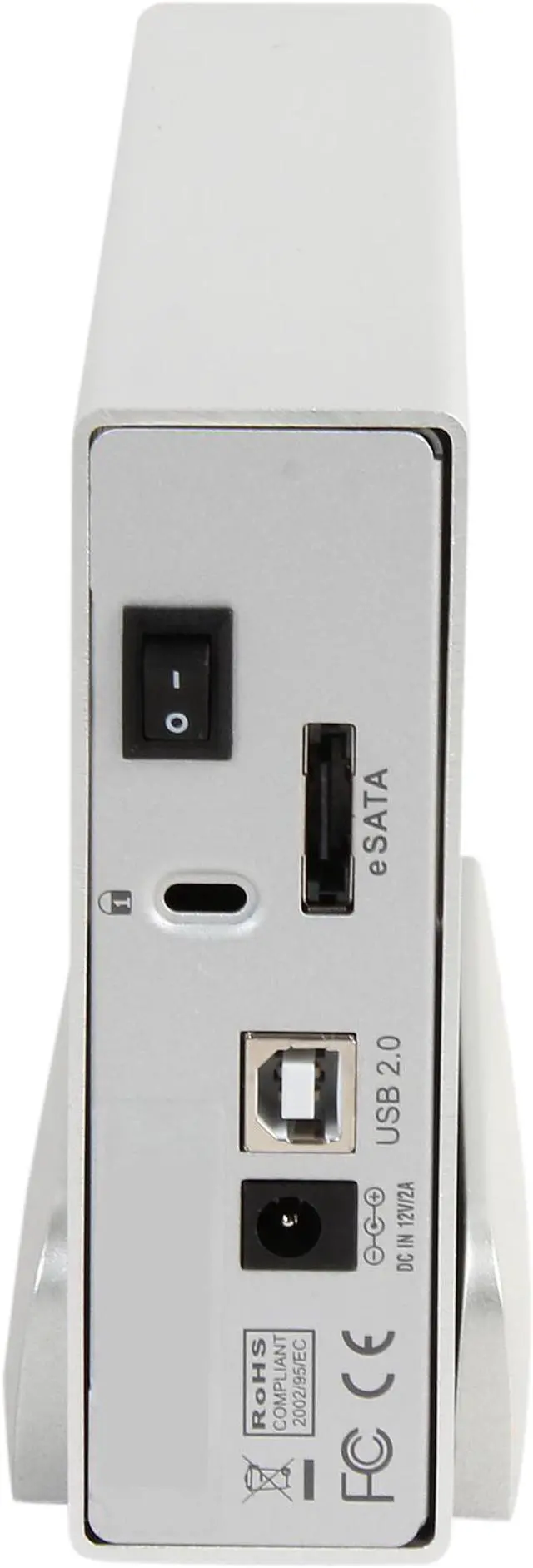 Alt view image 4 of 5 - Fantom Drives GreenDrive 4TB USB 2.0 / eSATA External Hard Drive GD4000EU