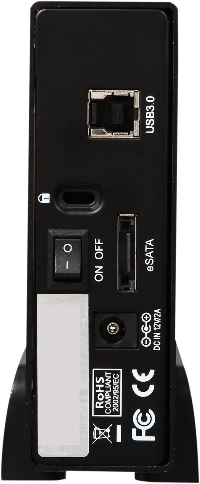 Alt view image 5 of 9 - Fantom Drives Professional 4TB 7200 RPM USB 3.0 / eSATA Aluminum External Hard Drive