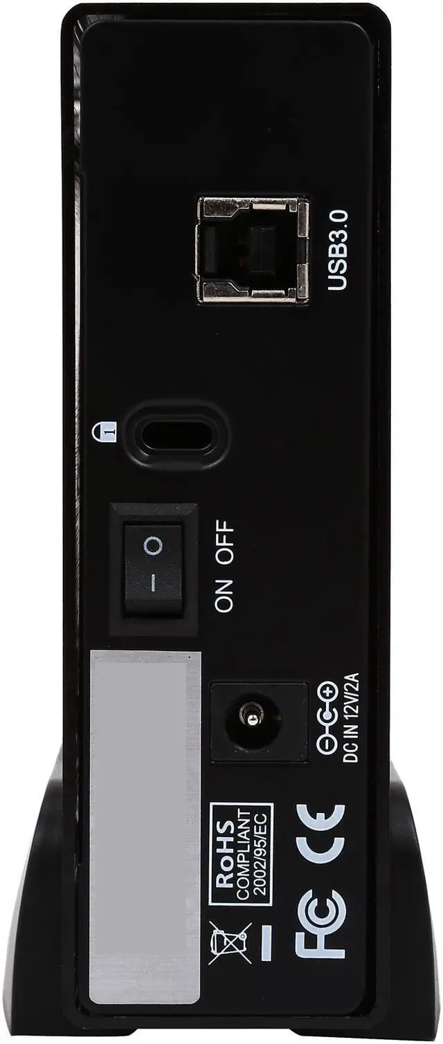 Alt view image 4 of 6 - Fantom Drives Gforce/3 5TB USB 3.0 Aluminum Desktop External Hard Drive GF3B5000U Black