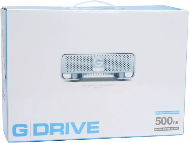 Alt view image 7 of 7 - G-Technology 500GB 7200 RPM 3.5" USB 2.0 / Firewire400 External Hard Drive Model 908112-01