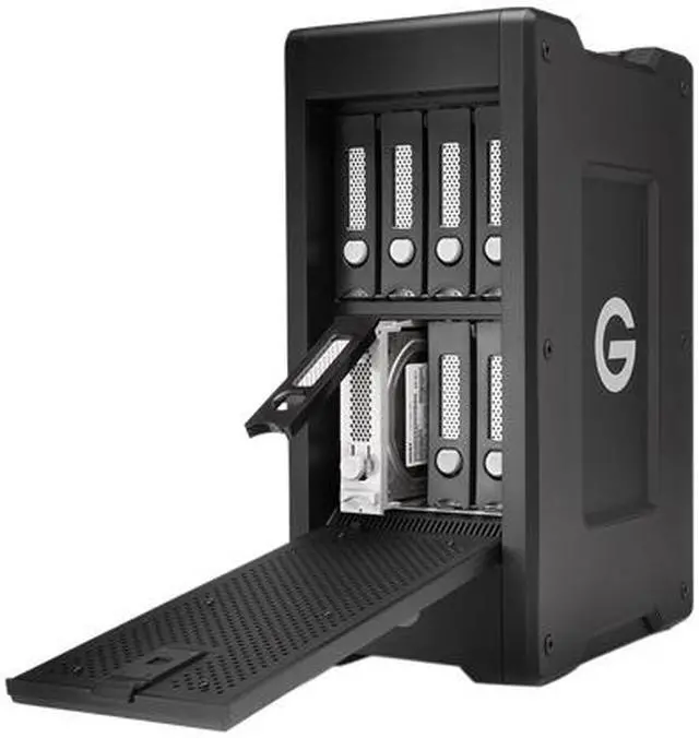Alt view image 5 of 5 - G-Technology G-SPEED Shuttle XL 24TB Thunderbolt 2 External Hard Drive 0G04647 Black