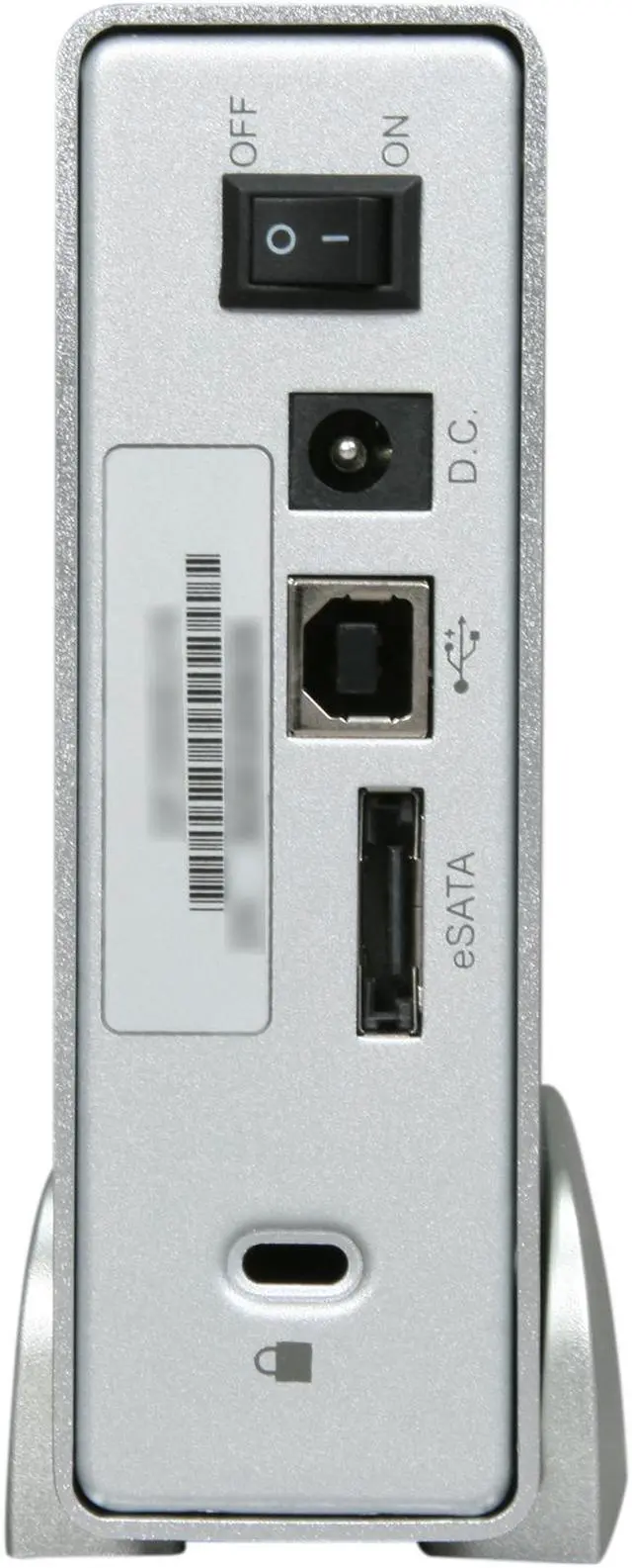 Alt view image 4 of 5 - Fantom Drives G-Force 1TB USB 2.0 / eSATA 3.5" External Hard Drive GF1000EU16