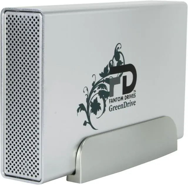 Alt view image 2 of 6 - Fantom Drives GreenDrive Pro 2TB USB 2.0 / eSATA 3.5" External Hard Drive GDP2000EU