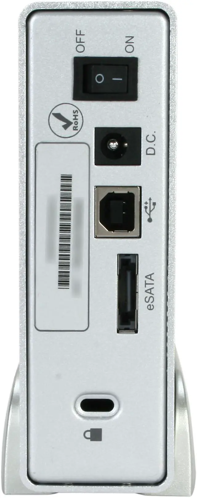 Alt view image 5 of 6 - Fantom Drives GreenDrive Pro 2TB USB 2.0 / eSATA 3.5" External Hard Drive GDP2000EU