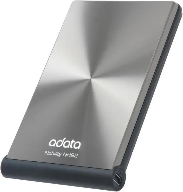 Main image of ADATA 500GB USB 2.0 2.5" Portable Hard Drive ANH92-500GU-RSV Silver
