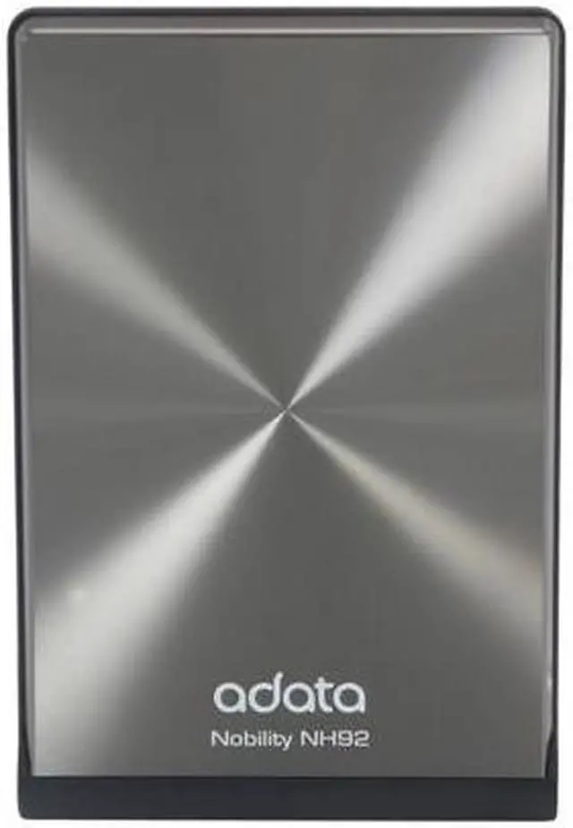 Alt view image 2 of 5 - ADATA 500GB USB 2.0 2.5" Portable Hard Drive ANH92-500GU-RSV Silver