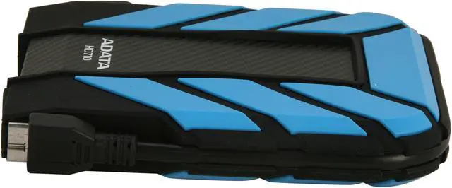 Alt view image 3 of 6 - ADATA 1TB HD710 Waterproof / Dustproof / Shock-Resistant USB 3.0 External Hard Drive USB 3.0 Model AHD710-1TU3-CBL Blue