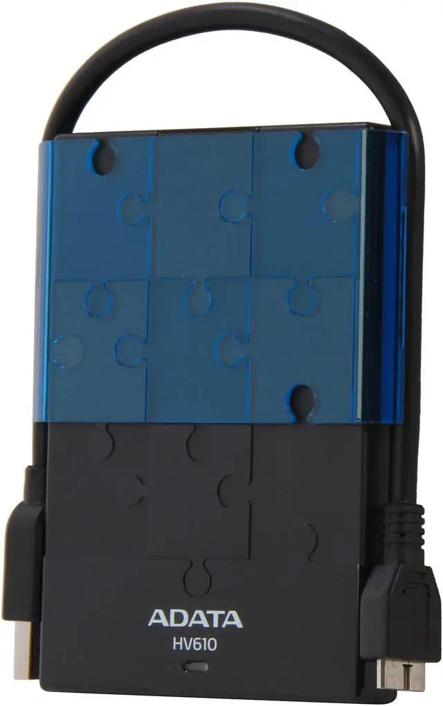 Main image of ADATA 1TB DashDrive HV610 External Hard Drive USB 3.0 Model AHV610-1TU3-CBKBL Black