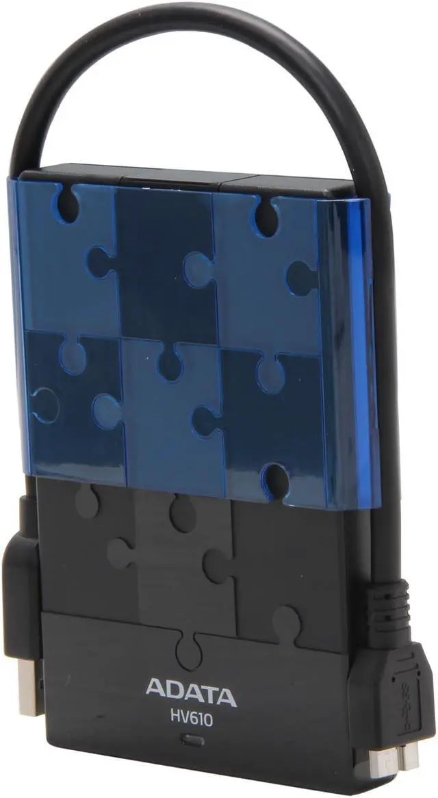 Main image of ADATA DashDrive HV610 500GB USB 3.0 2.5" External Hard Drive AHV610-500GU3-CBKBL Black