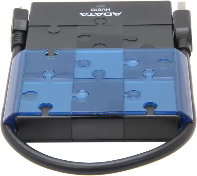 Alt view image 5 of 7 - ADATA DashDrive HV610 500GB USB 3.0 2.5" External Hard Drive AHV610-500GU3-CBKBL Black