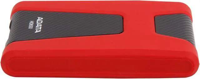 Alt view image 5 of 5 - ADATA 1TB DashDrive Durable HD650 External Hard Drive USB 3.0 Model AHD650-1TU3-CRD Red