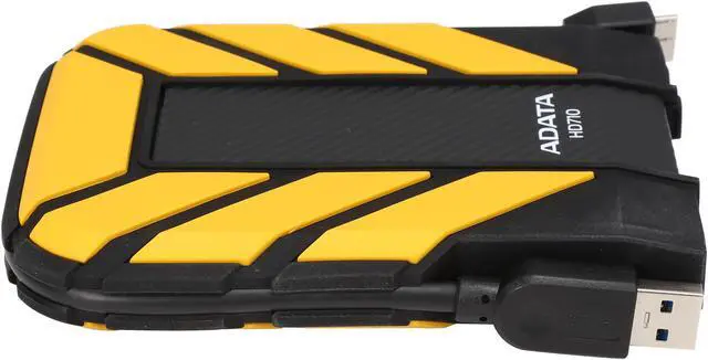 Alt view image 6 of 7 - ADATA 2TB HD710 Waterproof / Dustproof / Shock-Resistant USB 3.0 External Hard Drive USB 3.0 Model AHD710-2TU3-CYL Yellow