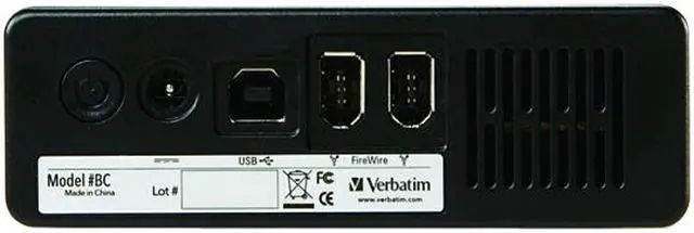 Alt view image 3 of 3 - Verbatim 1TB USB 2.0 3.5" External Hard Drive 96571